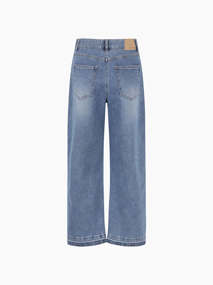 Blue straight leg jeans - sisley k jeans regular - Blue | Sisley K image number 2